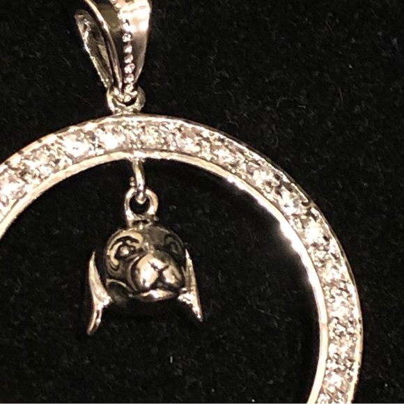 NWOT CZ Necklace pendant or Dog Charm - Picture 5 of 5